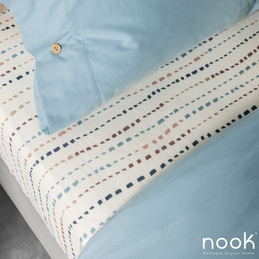 Lençol de Baixo (Individual) Gaze Duplo 100% Algodão Time