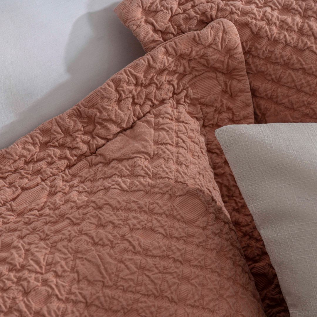 Colcha Jacquard 100% Algodão Gengibre