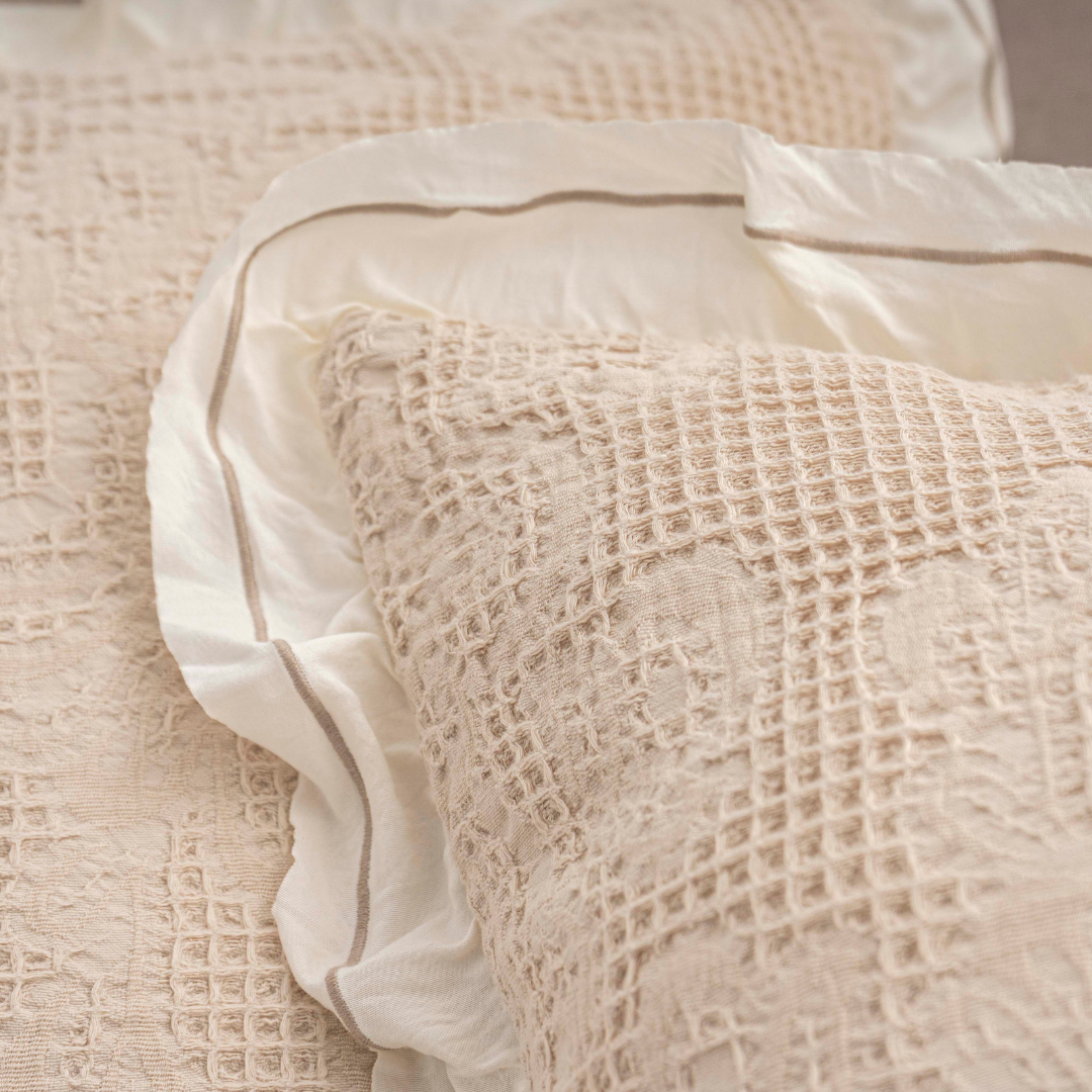 Colcha Jacquard 100% Algodão Refrescante