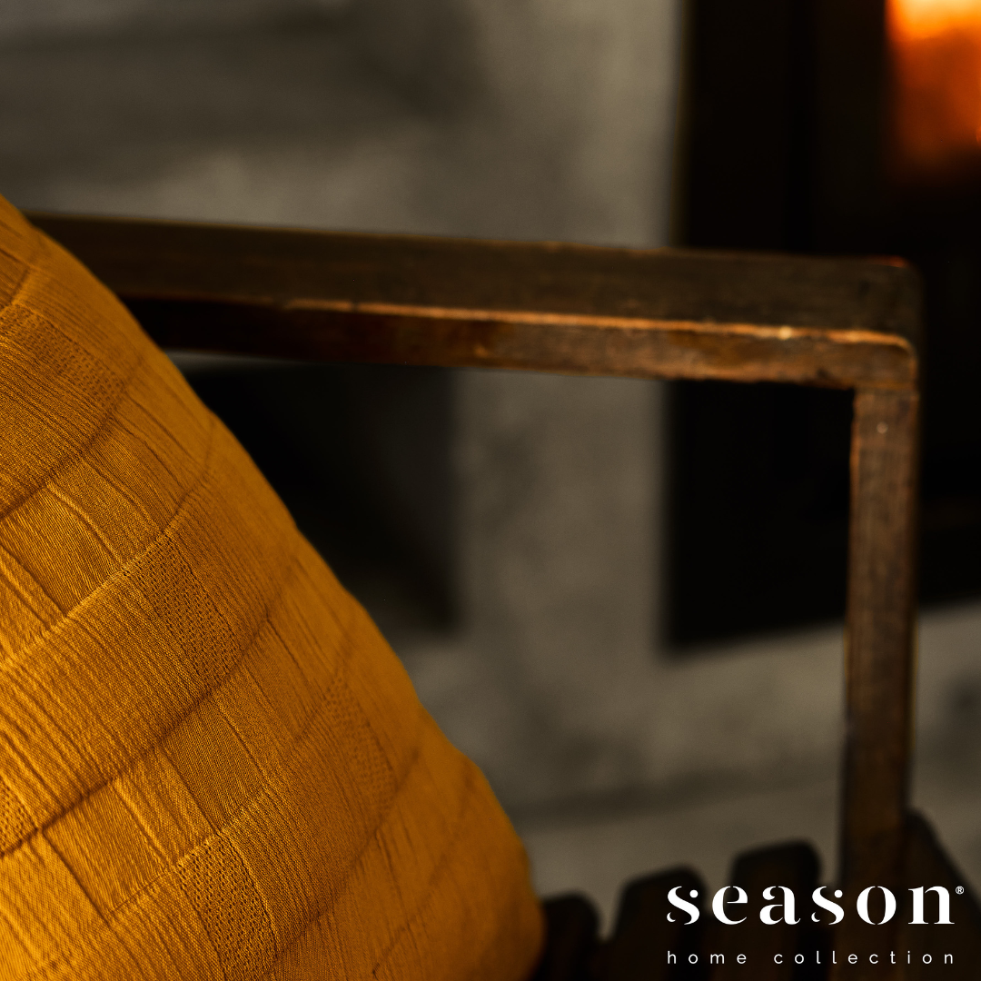 Almofada Cheia C/ Fecho 50x50 Malthe Amarelo