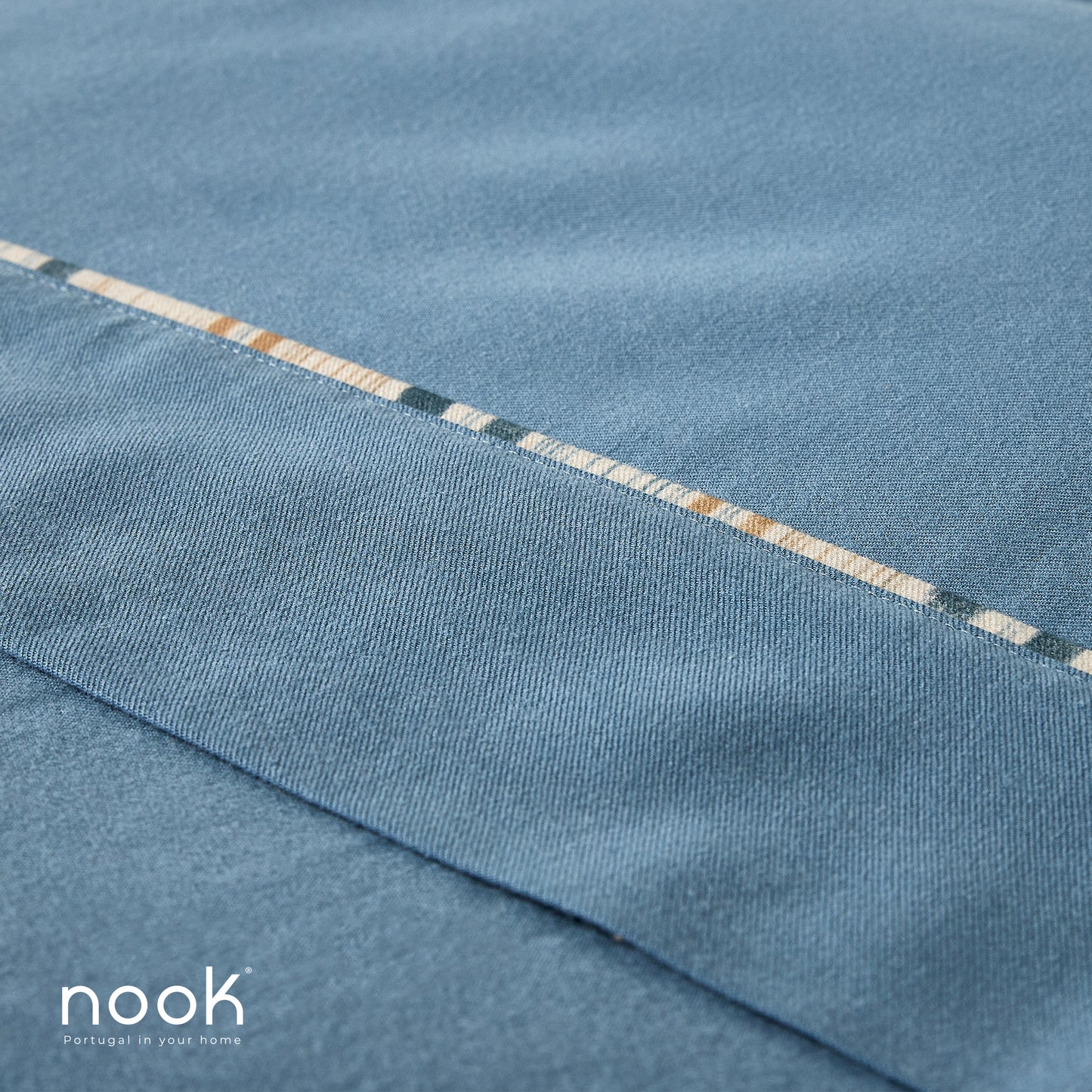 Lençóis Cama Flanela 100% Algodão Blues Azul