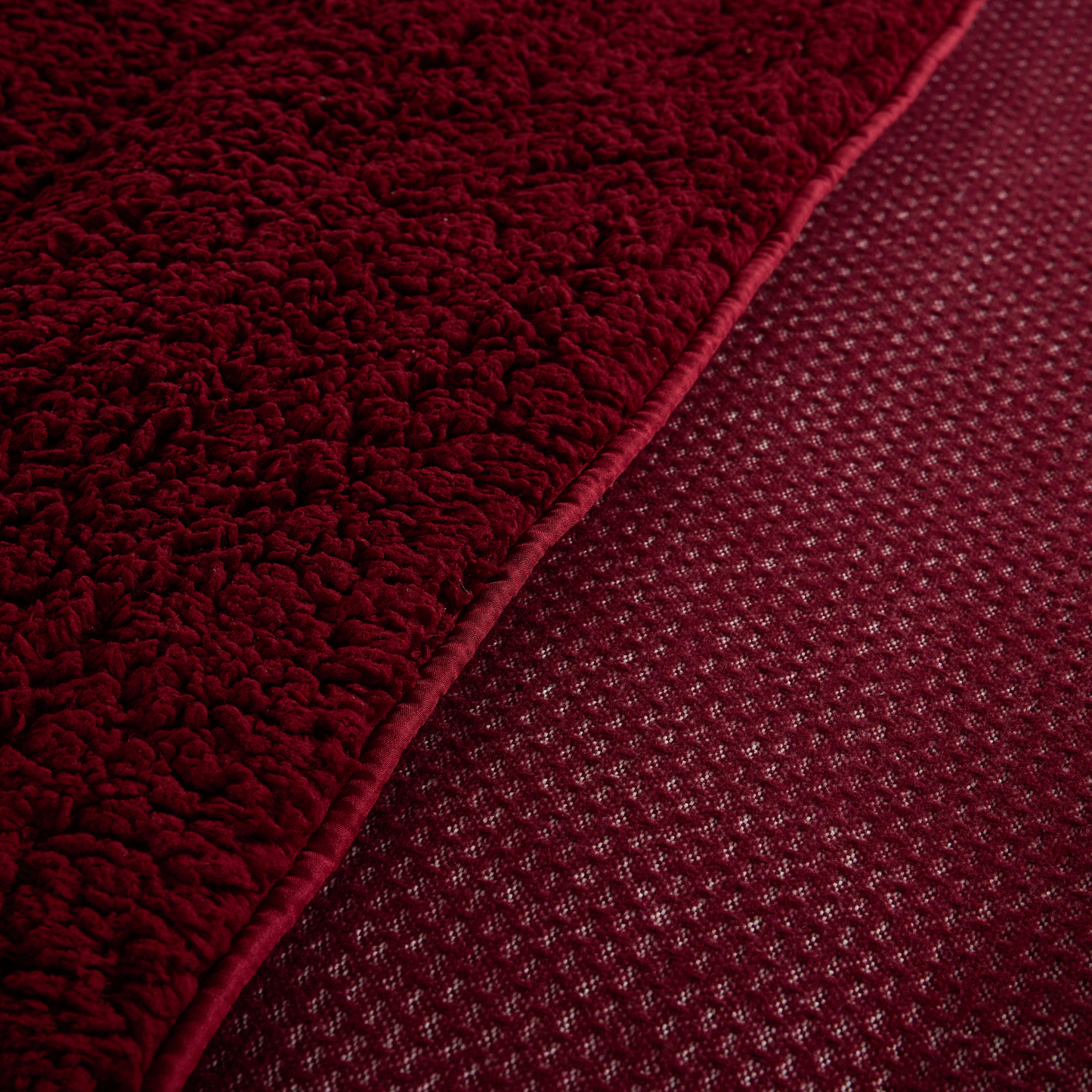 Edredão Jacquard Pelo Borrego Draky Bordeaux