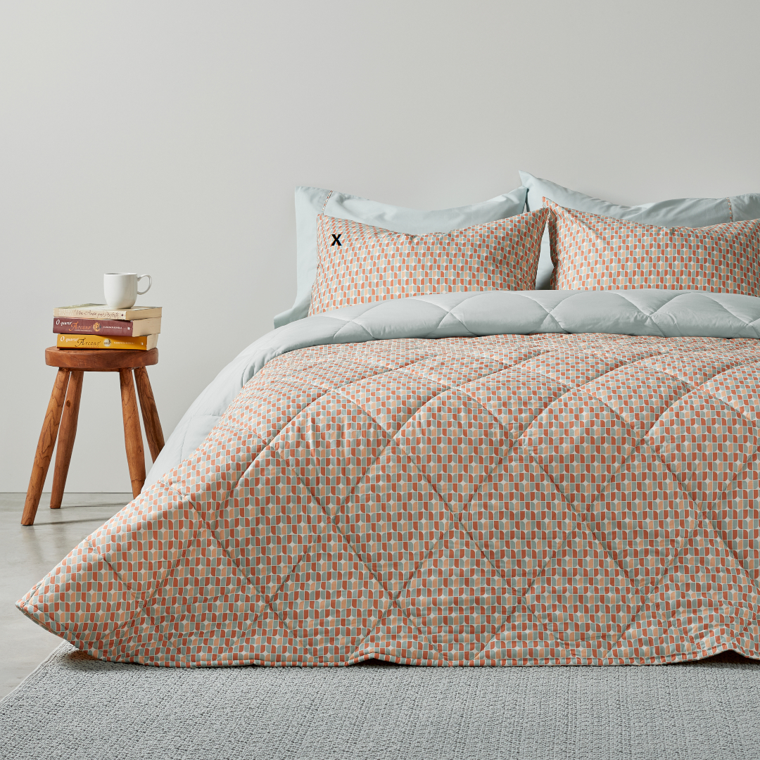 Edredão 100% Algodão Percal Geo