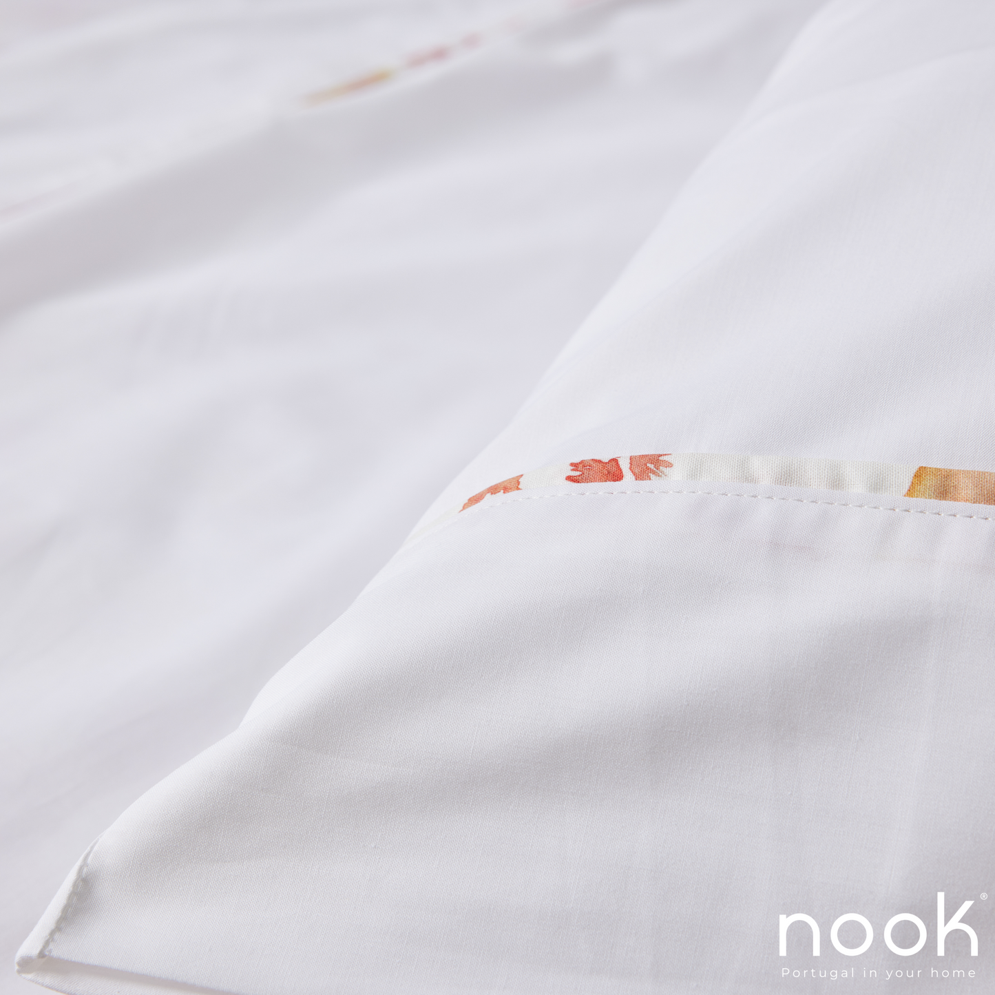 Lençóis Cama 100% Algodão Percal 200 Fios Aguada Branco