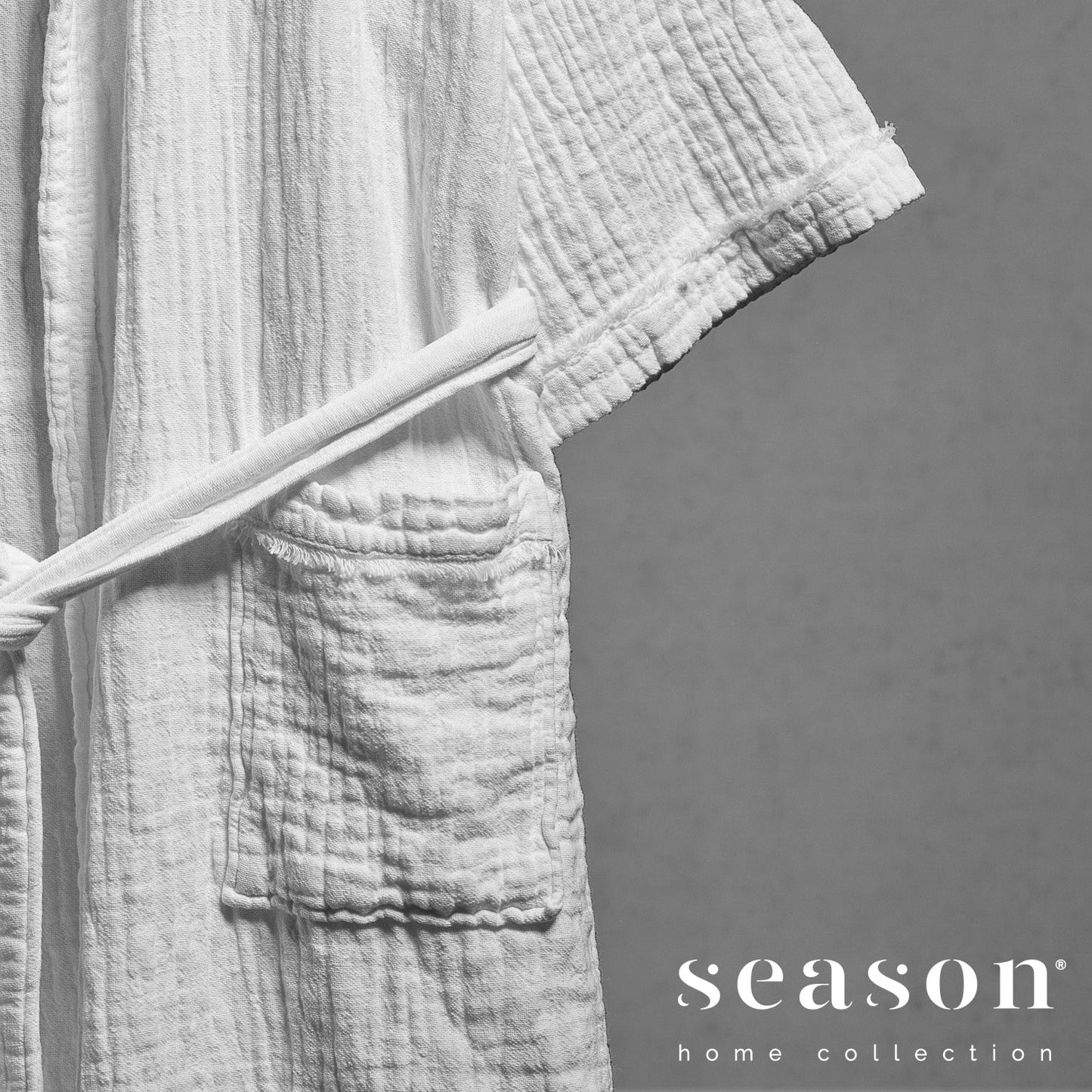 Robe Multiuso Capuz 100% Algodão Bci Punto Branco