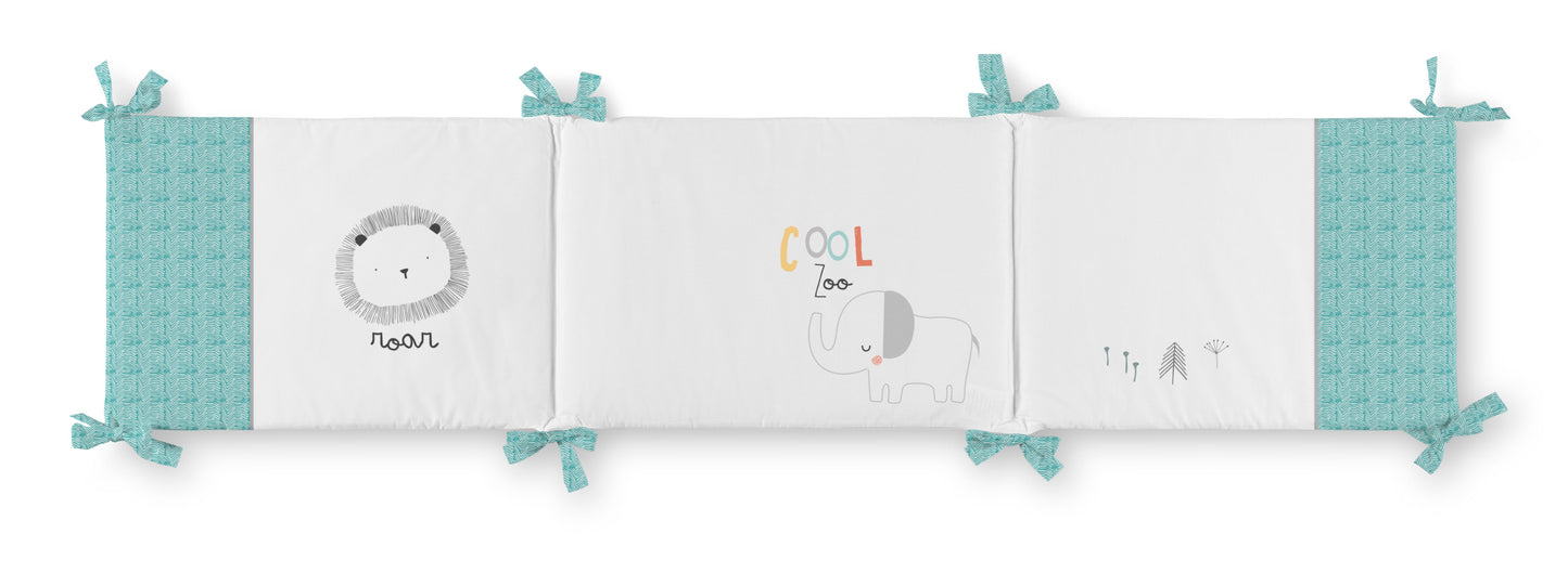 Edredão + Protetor + Almofada - Cool Zoo Pirulos - D'Algodão
