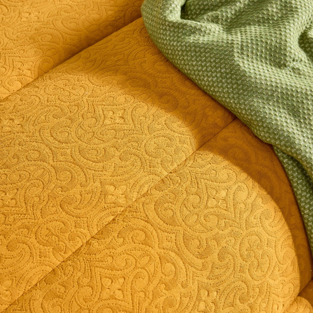 Edredão Jacquard 100% Algodão Lilibet Cobre