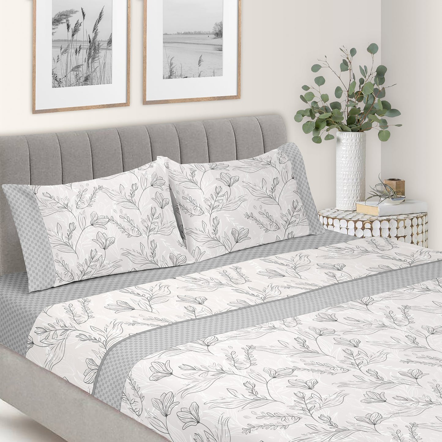 Jogo Lençóis Cama Flanela 100% Algodão Folha