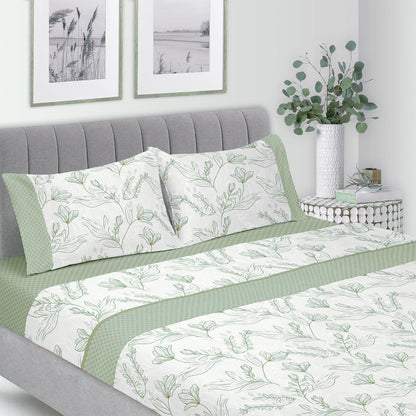 Jogo Lençóis Cama Flanela 100% Algodão Folha