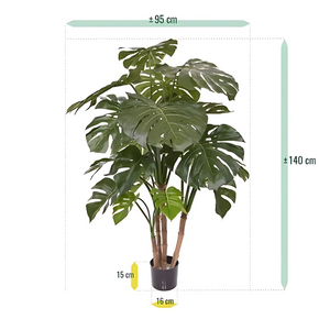 Árvore Artificial Monstera Deluxe 140 Cm