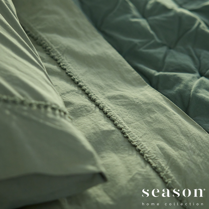 Edredão Quilt Jacquard 100% Algodão Nodal Verde