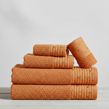 Conjunto Banho 3 Pçs 420 Grs Lyra Laranja