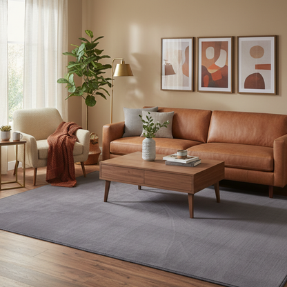 Tapete Liso Super Suave Apollo Cinza Antracite
