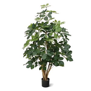 Árvore Artificial Schefflera Exótica 120 Cm C/ Retardante de Fogo