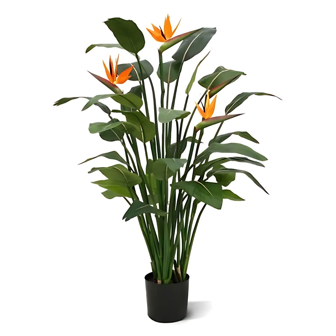 Planta Artificial Strelitzia Luxo 140 Cm