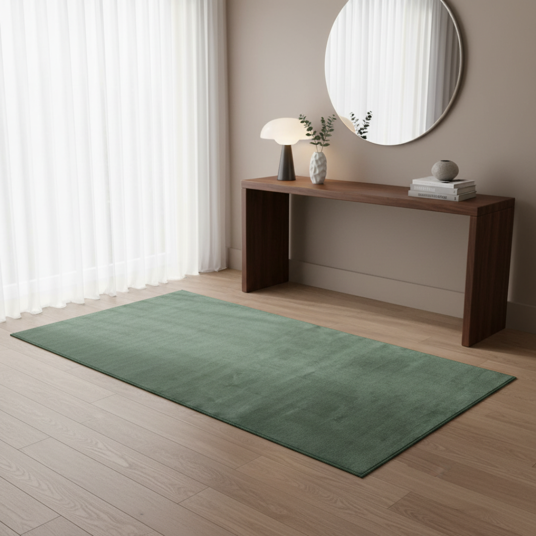 Tapete Liso Super Suave Apollo Verde