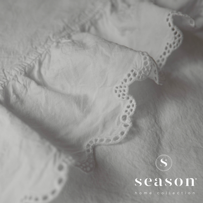 Jogo Lençóis Cama 100% Algodão Percal 200 Fios Hush Branco