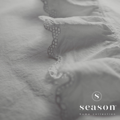 Jogo Lençóis Cama 100% Algodão Percal 200 Fios Hush Branco