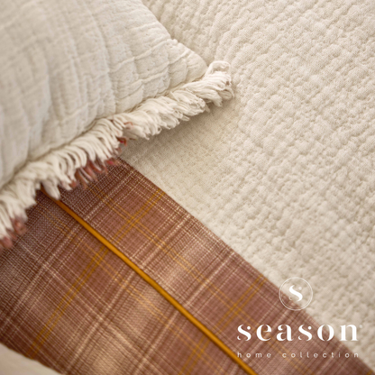 Colcha Jacquard 100% Algodão Bci Perfect Beje Claro