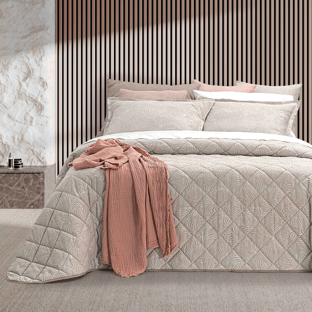 Edredão Quilt Jacquard Bali