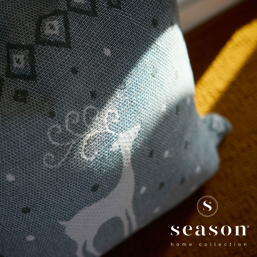 Almofada Cheia Jacquard 50x50 Winter Paht Verde