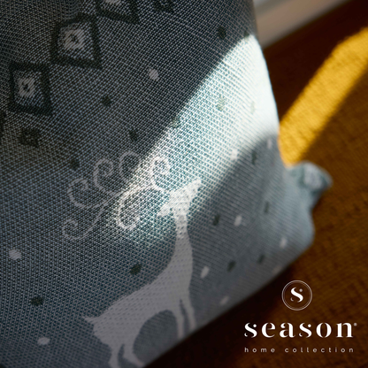 Almofada Cheia Jacquard 50x50 Winter Paht Verde