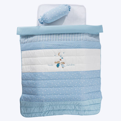 Edredón + protector + funda de almohada Bimbi Casual Zebra