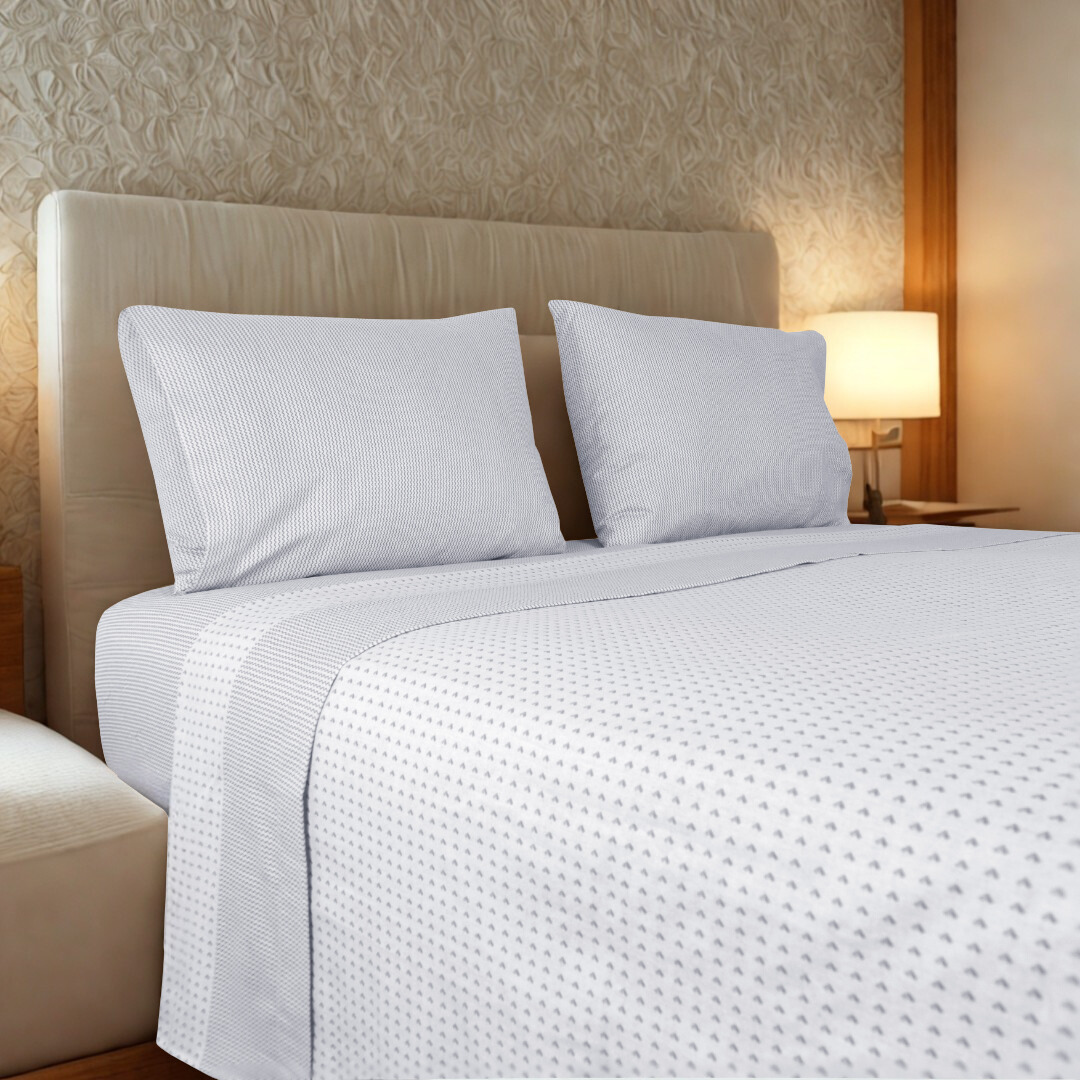 Jogo Lençóis Cama Flanela 100% Algodão Charme
