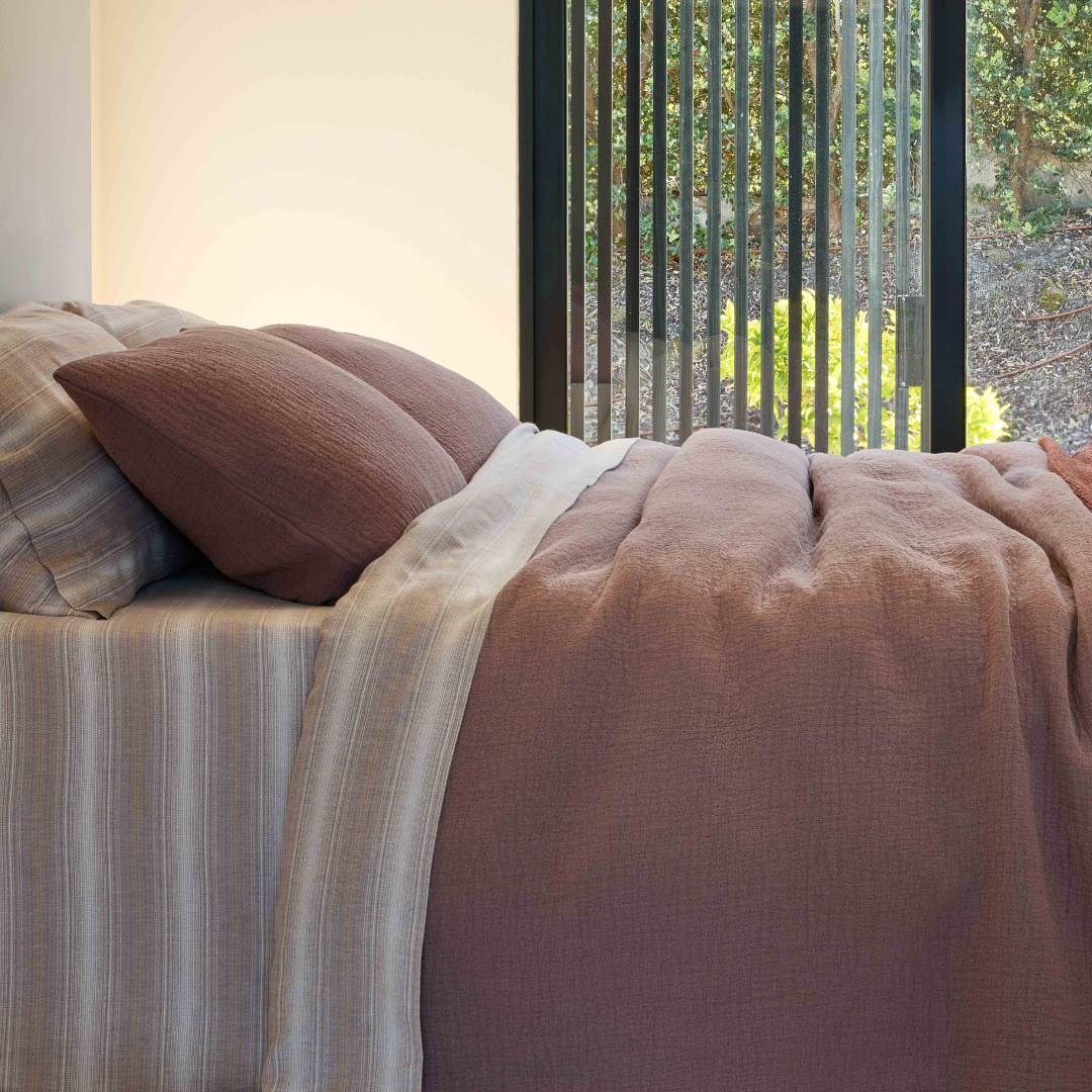 Colcha Jacquard 100% Algodão Bci Perfect Rosa Terra