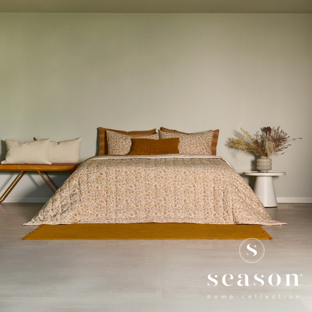 Edredão Quilt Dupla Face Linho / Algodão Inspira