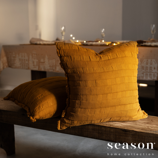 Almofada Cheia C/ Fecho 50x50 Malthe Amarelo