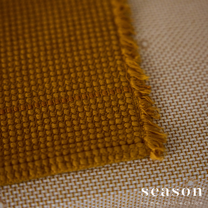 Toalha de Mesa Individual 100% Algodão Snow Wind Amarelo