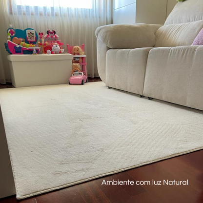 Alfombra lisa supersuave Apollo Pearl