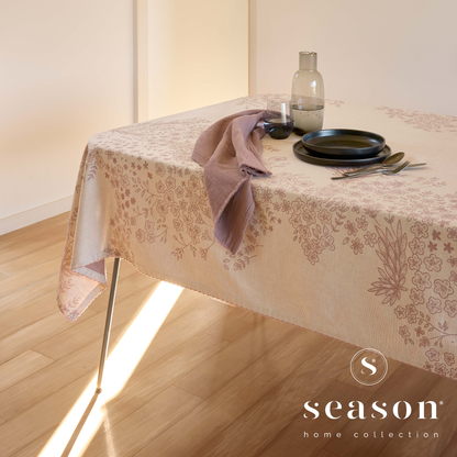 Toalha de Mesa Dupla Face Ecossistema Rosa