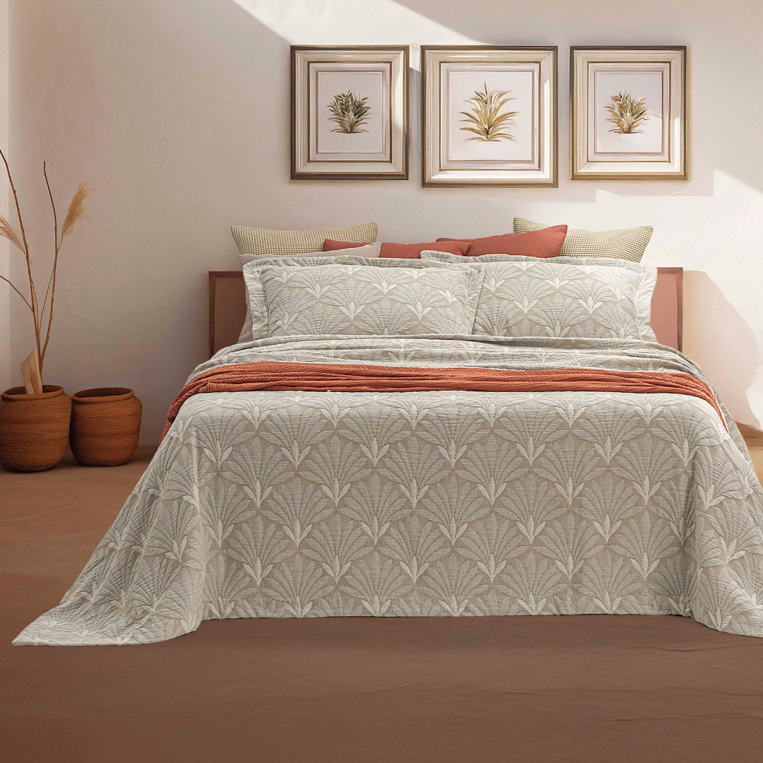 Colcha Jacquard 100% Algodão Capri