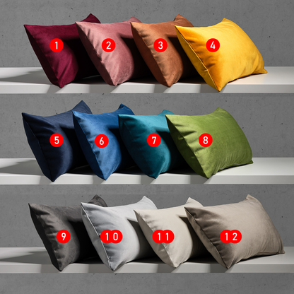 Almofada Cheia C/ Fecho Veludo