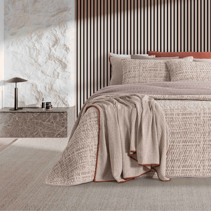 Edredão Quilt Jacquard Anis