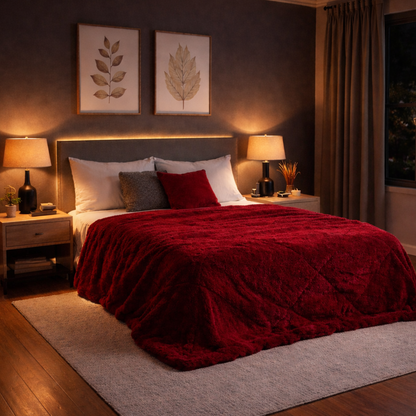 Conforter / Edredão Pelo Borrego Duplo Pepper