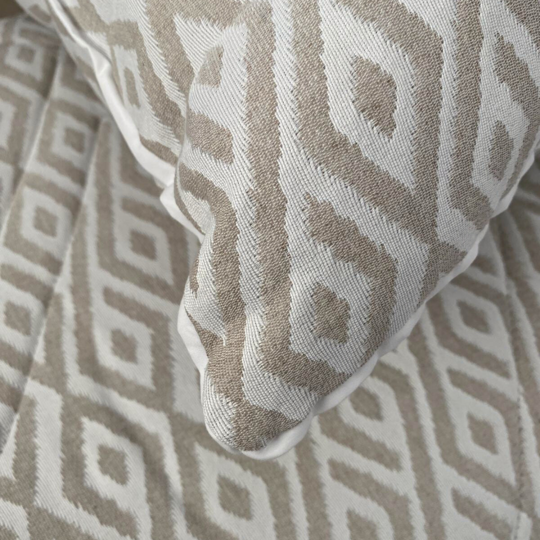 Edredón egipcio Jacquard (Cama INDIVIDUAL) 200x260 Beige