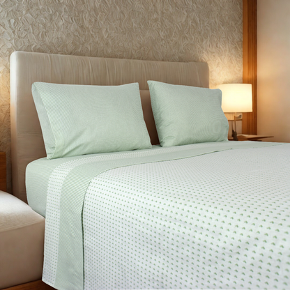 Jogo Lençóis Cama Flanela 100% Algodão Charme