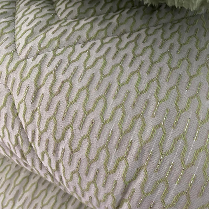 Edredón Jacquard con tacto de piel de oveja gris