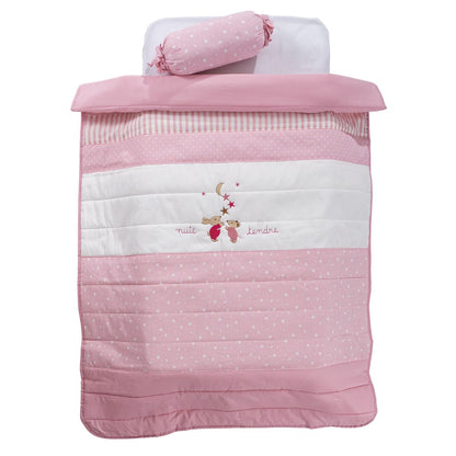 Edredón + protector + funda de almohada Bimbi Casual Zebra