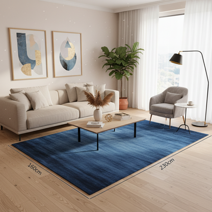 Tapete Liso Super Suave Apollo Azul
