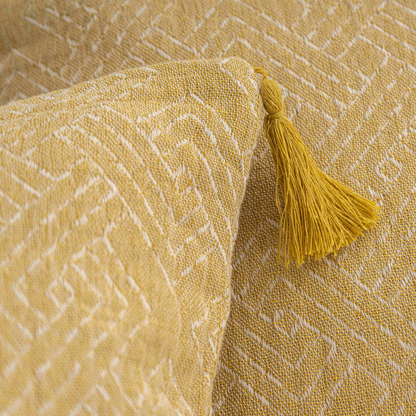 Colcha Jacquard 100% Algodão Duna Limão