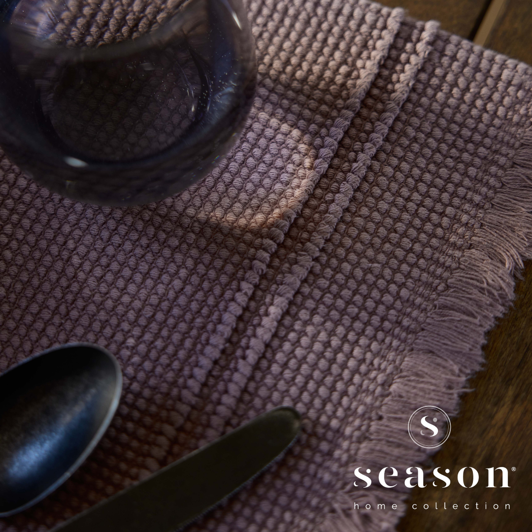 Toalha de Mesa Individual Jacquard 100% Algodão Biotic