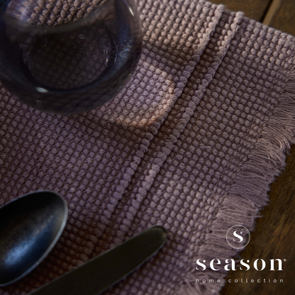 Toalha de Mesa Individual Jacquard 100% Algodão Biotic