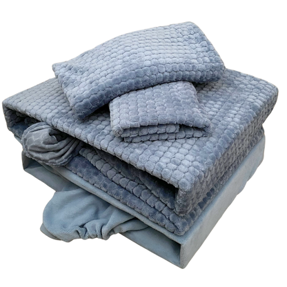 Jogo Lençóis Cama CORALINA Jacquard Jade