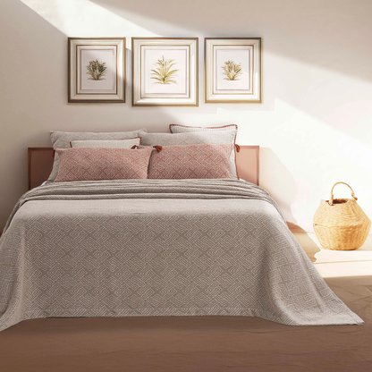 Colcha Jacquard 100% Algodão Duna Linho