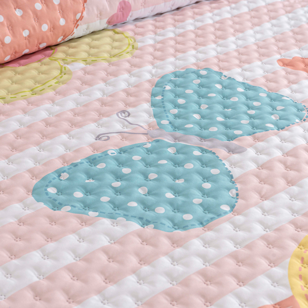 Edredão Quilt Digital Mariposa