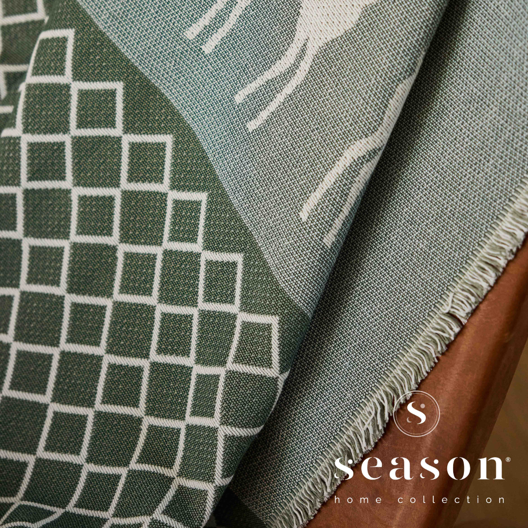 Manta 100% Algodão Bci 130 x 170 Winter Spirit Verde